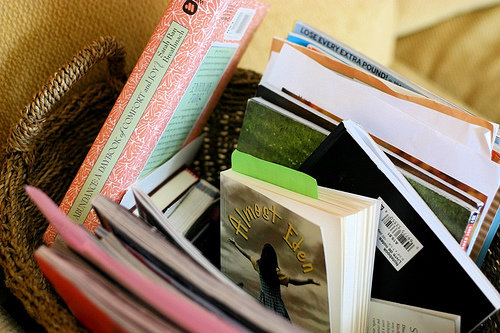 Keep a Basket for Magazines