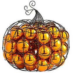 Pier 1 Filled Pumpkin Cage