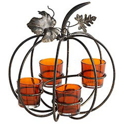 Pier 1 Harvest Pumpkin Centerpiece