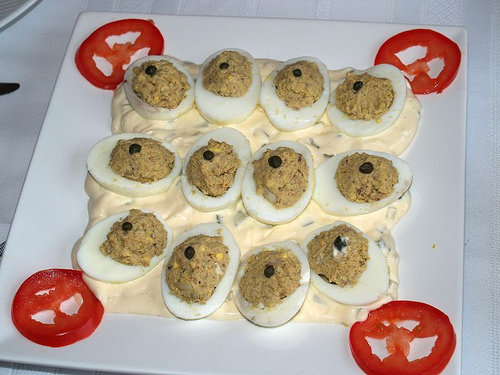 Tuna Deviled Eggs