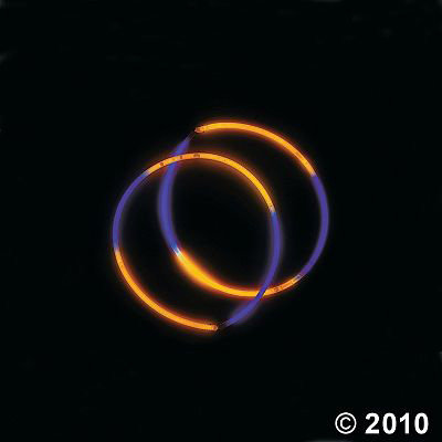 Halloween Colors Glow Necklaces