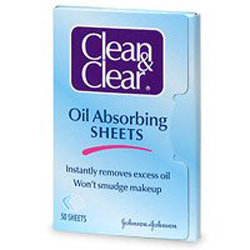 Clean and Clear Instant Oil Absorbing Sheets