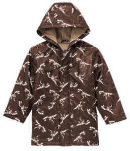 Gymboree Dinosaur Skeleton Raincoat