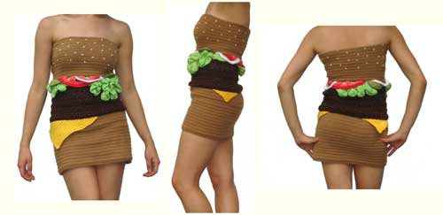 Hamburger Dress