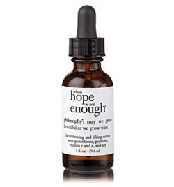 Philosophy when Hope is Not Enough Serum