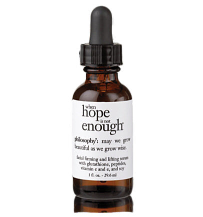 Philosophy when Hope is Not Enough Serum