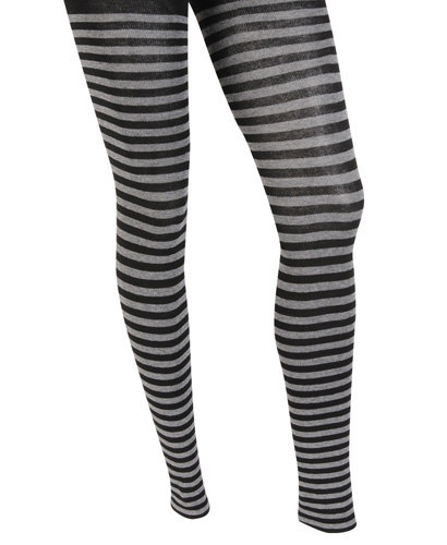 Forever21 Striped Knit Leggings