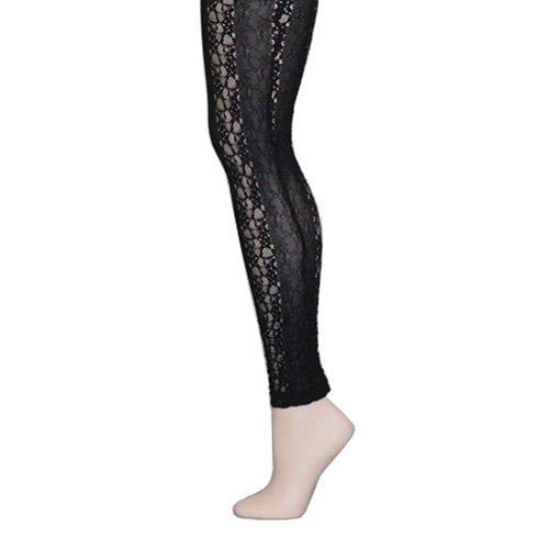 Lace Leggings in Black