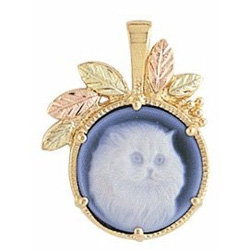 Black Hills Gold Cat Cameo