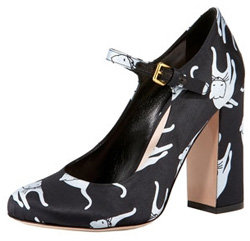 Miu Miu Satin Cat Mary Jane