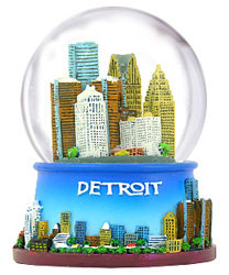 Detroit Snow Globe