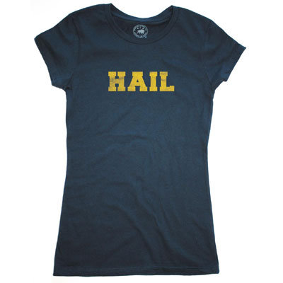 Sportiqe Ladies Navy Vintage Tee