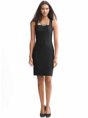 Banana Republic Tall Piped Sheath Dress