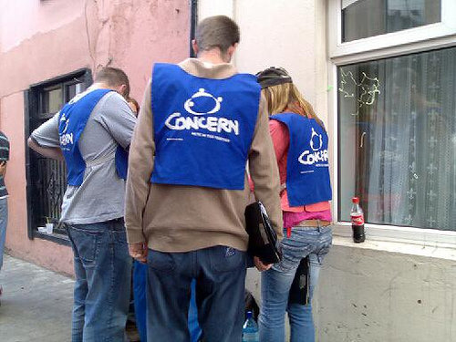 Avoiding Charity Collectors