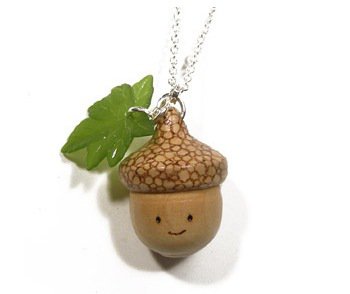 Happy Acorn Necklace