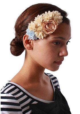 Flower Cluster Head Wrap