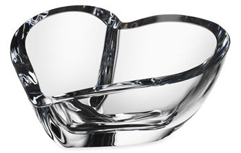 Heart-shaped Crystal Bowl