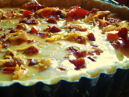 Cheesy Crustless Quiche