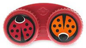 Ikeeps Custom Ladybug Contact Lens Case