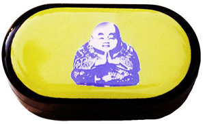 Lucy Lu Laughing Buddha Contact Lens Case