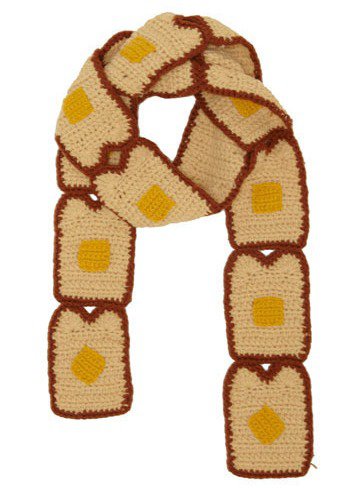 Snowy Snack Scarf in Stay Toasty