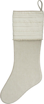 Crate & Barrel Angelique Stocking