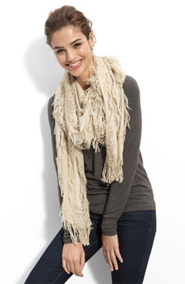 Tarnish Oversized Fringe Scarf