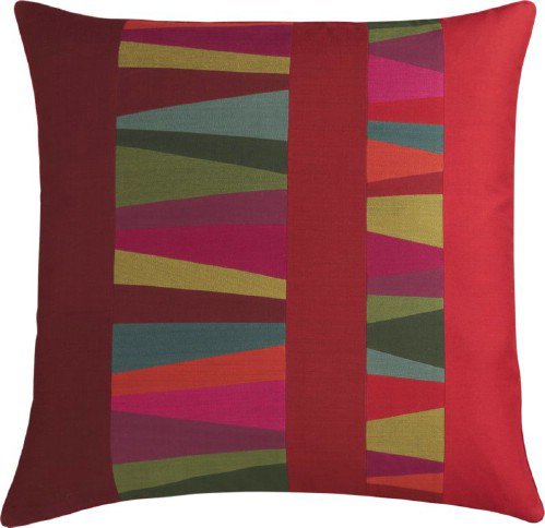 Crate & Barrel Jewel Ruby 18" Pillow