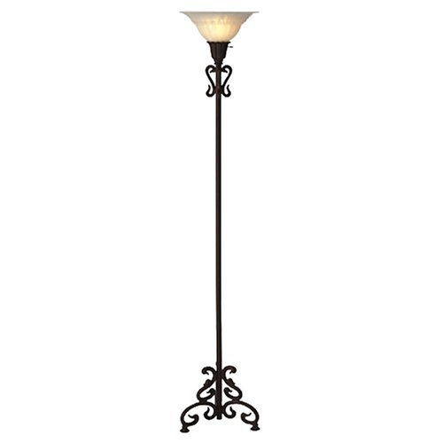 Iron Scroll Floor Lamp