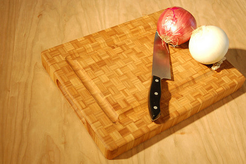 Cleaner Cutting Board