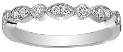 Brilliant Earth Platinum Tiara Diamond Ring