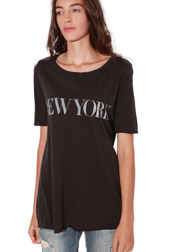 New York Scoop Neck Tee