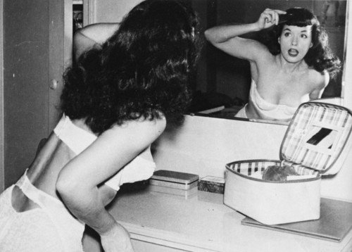 Betty Page Bangs