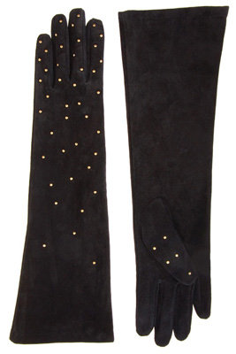 ASOS Flat Studded Suede Gloves