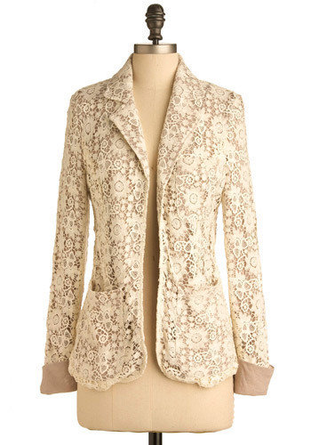 Lace the Morning Blazer