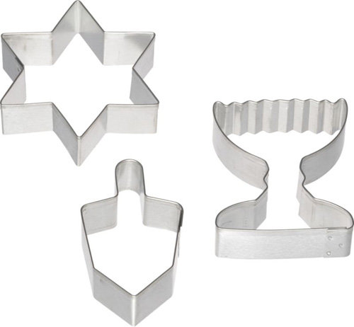 3-Piece Hanukkah Cookie Cutter Set