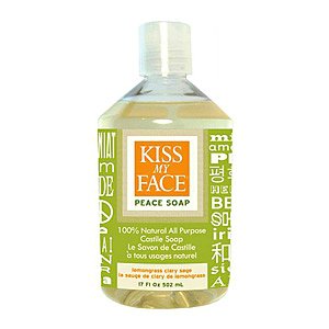 Kiss My Face Peace Soap, Lemongrass Clary Sage