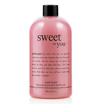 Philosophy Sweet on You Candy Hearts Shampoo, Shower Gel & Bubble Bath