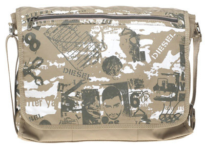 Diesel Control Printed Messenger Bag