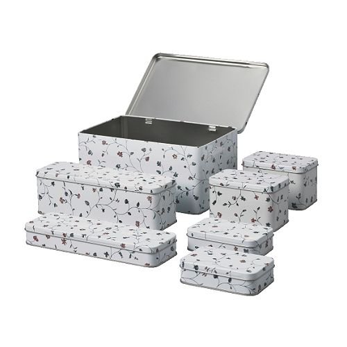 Flaten Storage Tin with Lid