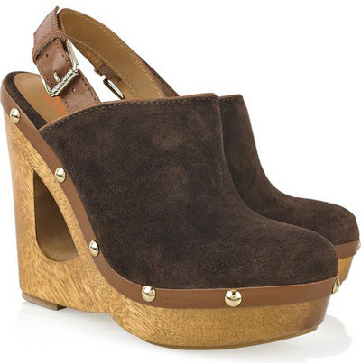 Kors Michael Kors – Suede Slingback Clogs