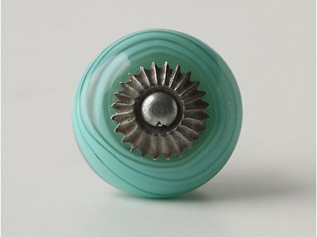 Glass Zinnia Knob