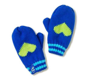 Fun Striped Mittens