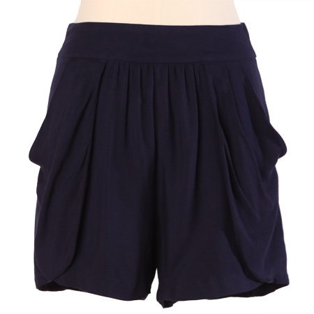 Slouch Pouch Navy Shorts