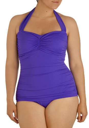 Bathing Beauty One Piece in Violet