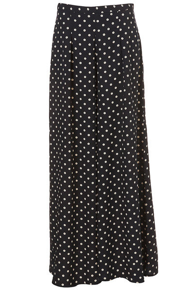 Polka Dot Wide Leg Trousers