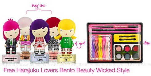 Free Harajuku Lovers Bento Beauty Wicked Style