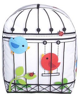 Bird Cage Pillow by Mymimi