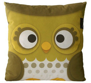 Owl Deluxe Pillow by Mymimi