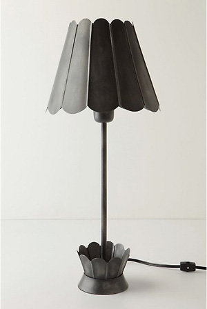 Coal Flower Lamp